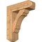 Ekena Millwork Olympic Craftsman Smooth Bracket w/ Offset Brace, Western Red Cedar, 7 1/2"W x 24"D x 28"H BKT0806X24X28OLY04SWR - alternate 1